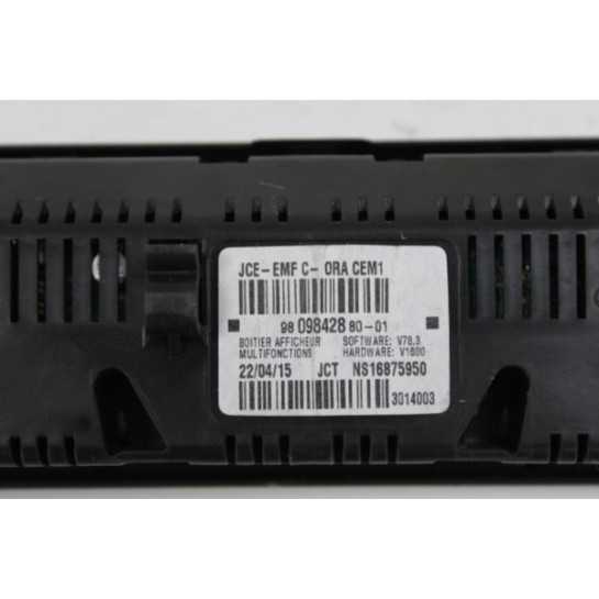 Wyświetlacz radia 980984288001 Fiat Scudo