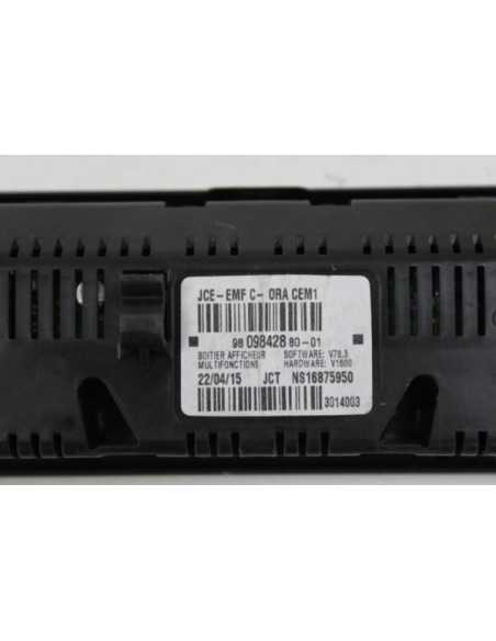 Wyświetlacz radia 980984288001 Fiat Scudo