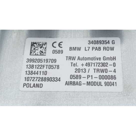 Poduszka powietrzna AIRBAG pasażera BMW F20