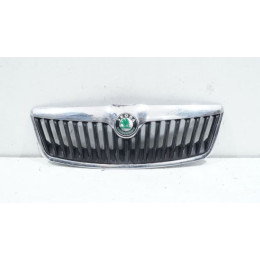 Atrapa Grill chrom zderzaka Skoda OCTAVIA II LIFT