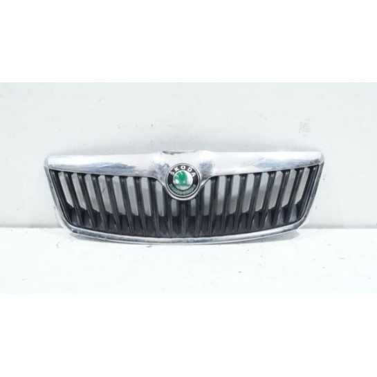 Atrapa Grill chrom zderzaka Skoda OCTAVIA II LIFT