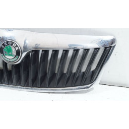 Atrapa Grill chrom zderzaka Skoda OCTAVIA II LIFT 2
