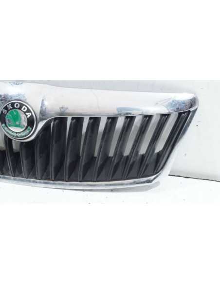 Atrapa Grill chrom zderzaka Skoda OCTAVIA II LIFT