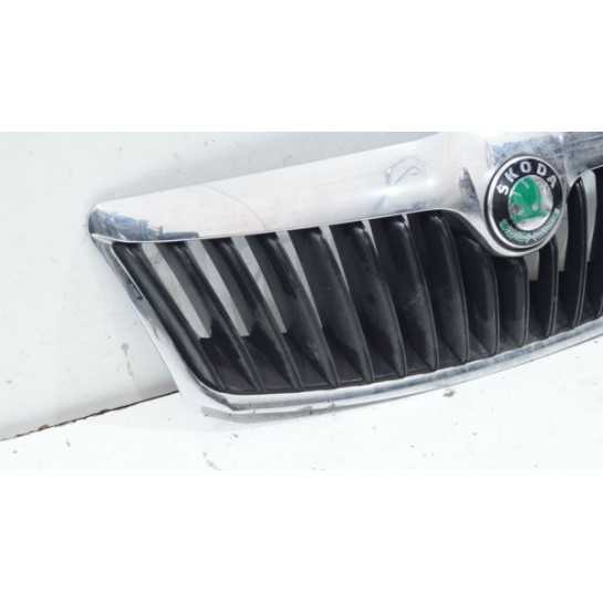Atrapa Grill chrom zderzaka Skoda OCTAVIA II LIFT