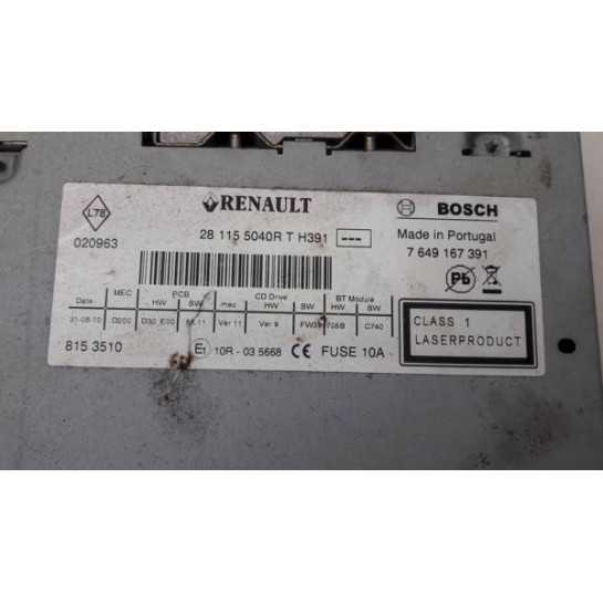 Radio CD 281155040R Renault Megane III KOD