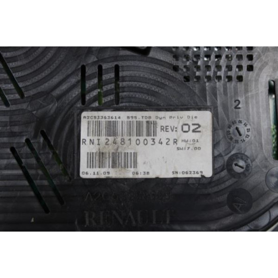 Licznik zegar RNI248100342R Renault