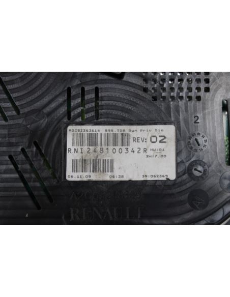Licznik zegar RNI248100342R Renault