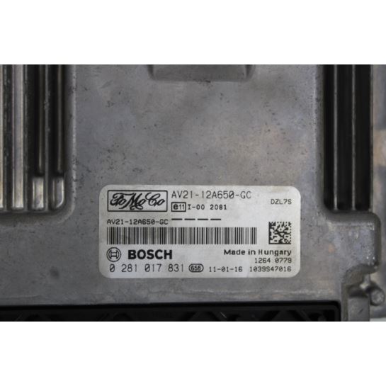 Komputer sterownik ECU AV21-12A650-GC Ford Fiesta