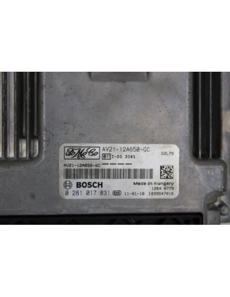Komputer sterownik ECU AV21-12A650-GC Ford Fiesta