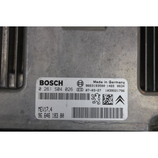 Komputer sterownik ECU 0261S04026 Peugeot 207 CC