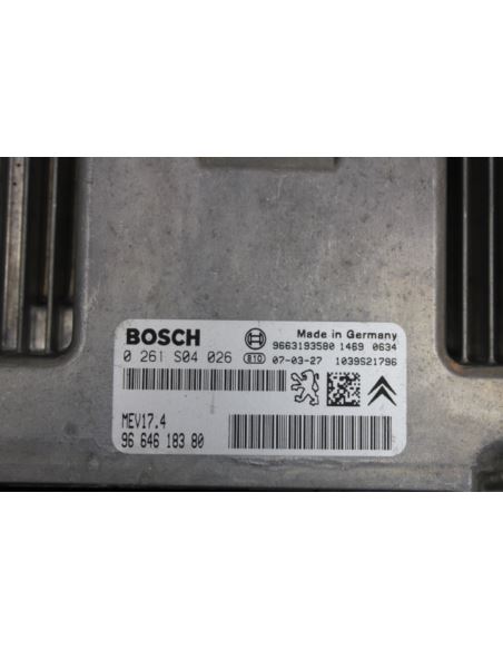 Komputer sterownik ECU 0261S04026 Peugeot 207 CC