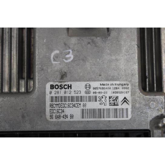 Komputer sterownik ECU Citroen C3