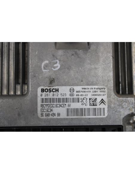 Komputer sterownik ECU Citroen C3