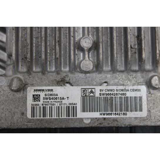 Komputer sterownik ECU 5WS40615AT Citroen Picasso