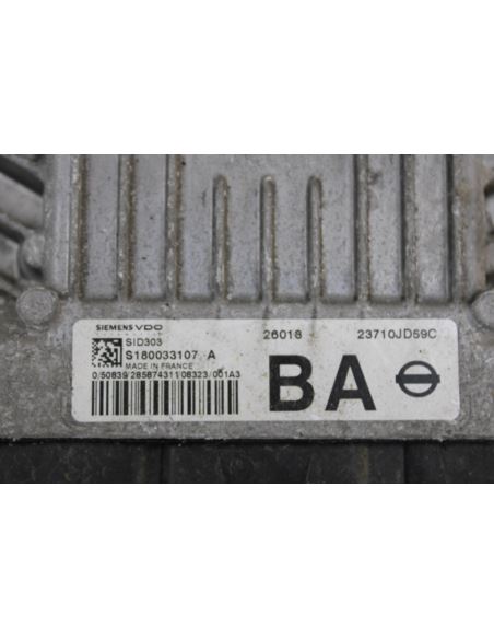 Komputer sterownik ECU S180033107A Nissan QASHQAI