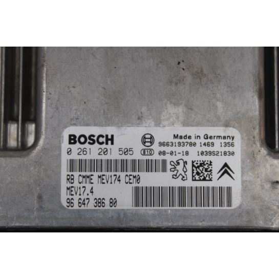 Komputer sterownik ECU 0261201505 Citroen C3