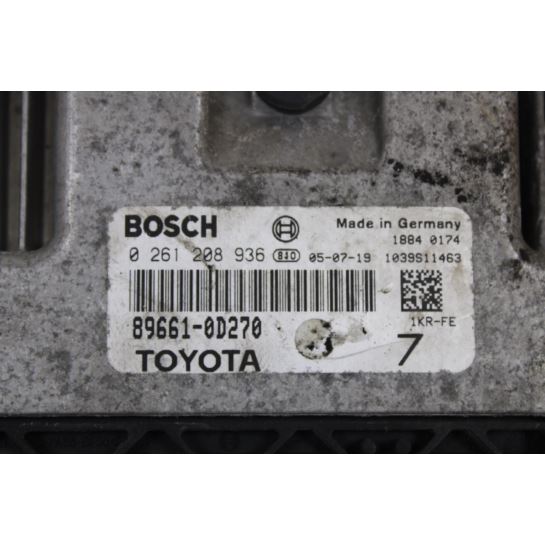 Komputer sterownik ECU 0261208936 Toyota Yaris