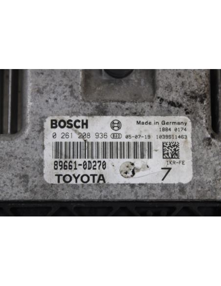 Komputer sterownik ECU 0261208936 Toyota Yaris