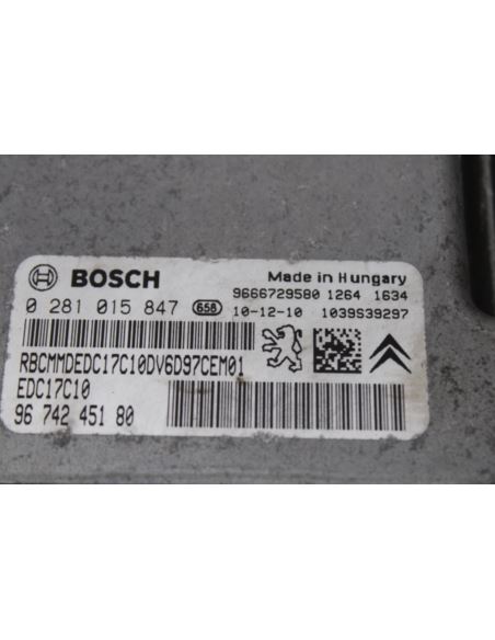 Komputer sterownik ECU Peugeot 208 1.6 e-HDI
