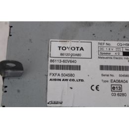 Radio CD nawigacja Toyota AVENSIS III T27 2