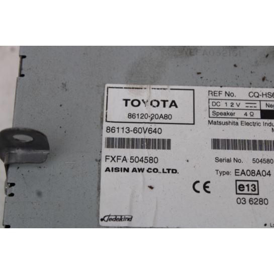 Radio CD nawigacja Toyota AVENSIS III T27