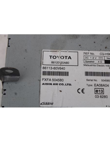 Radio CD nawigacja Toyota AVENSIS III T27