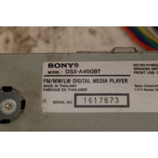 Radio samochodowe SONY DSX-A410BT