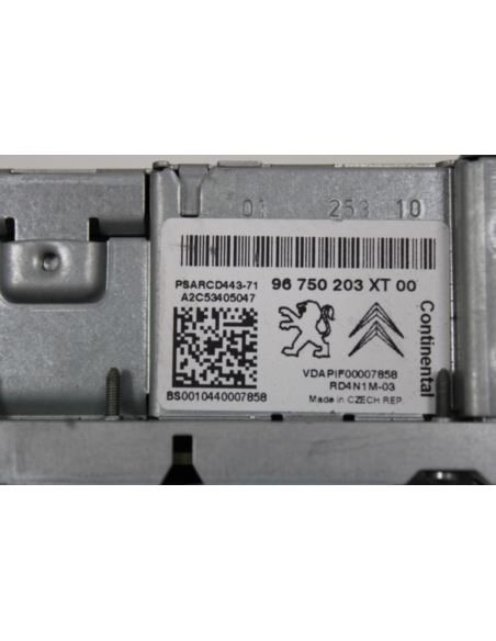 Radio CD 96750203XT00 Citroen C4 Picasso