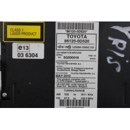 Radio CD 86120-0D520 Toyota Yaris 2