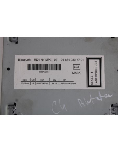Radio CD 966640307701 Citroen.C3