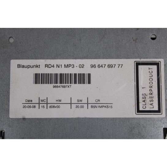 Radio CD 9664769777 Citroen C4