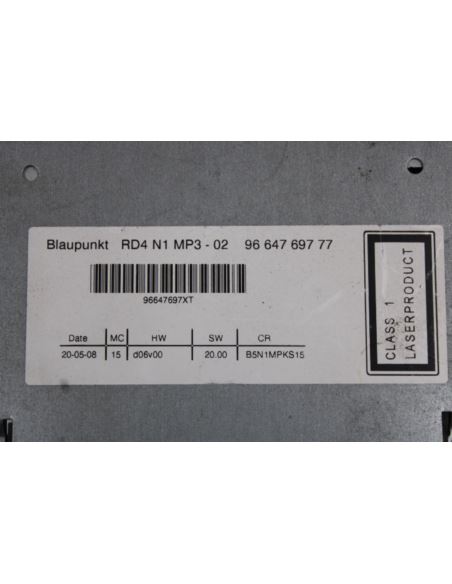 Radio CD 9664769777 Citroen C4