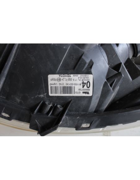 Lampa przednia prawa Toyota YARIS