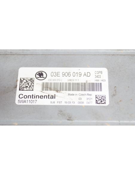 Komputer sterownik ECU Skoda FABIA II 03E906019AD