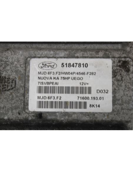 Komputer sterownik ECU 51847810 Ford KA Komputer sterownik ECU 51847810 Ford KA