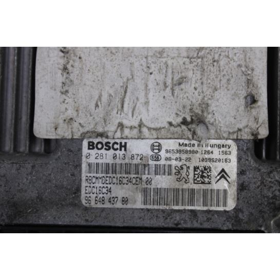Komputer sterownik ECU 0281013872 Peugeot Citroen