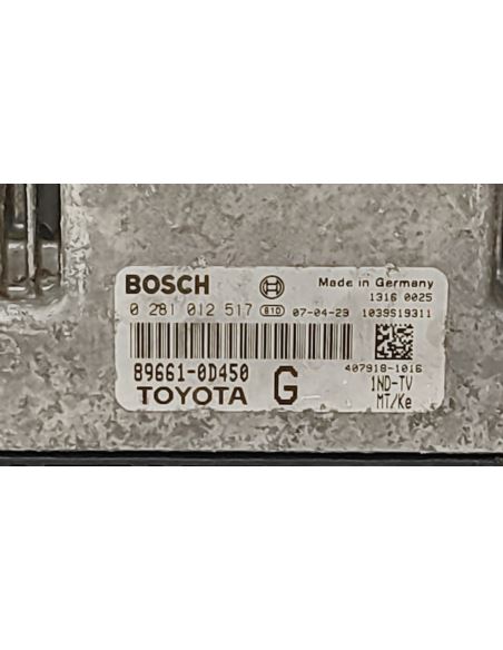 Komputer sterownik ECU 0281012517 Toyota Yaris
