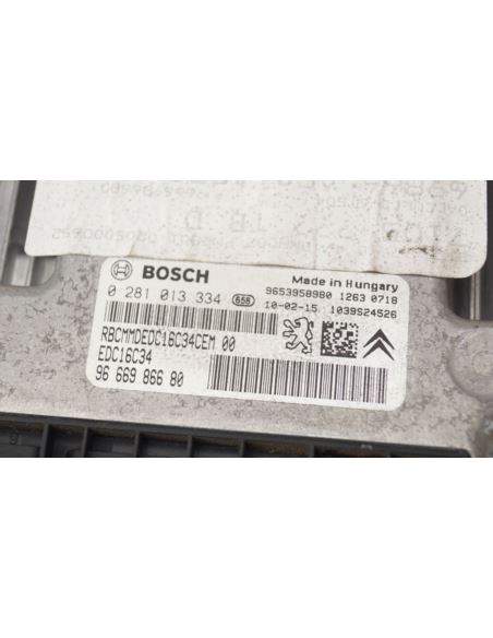 Komputer sterownik ECU Citroen Peugeot 1.6 HDI