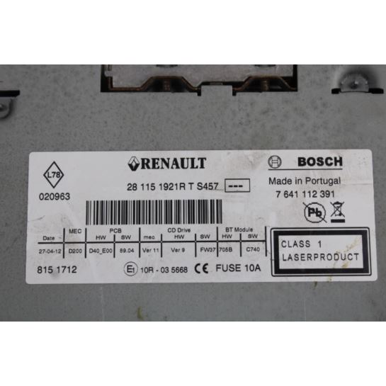Radio fabryczne CD 281151921R Renault Clio