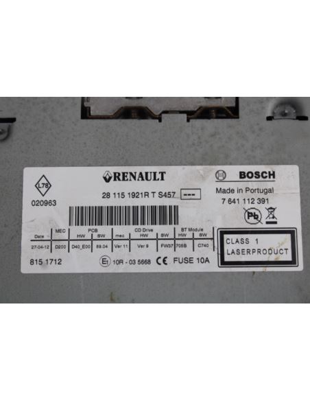Radio fabryczne CD 281151921R Renault Clio