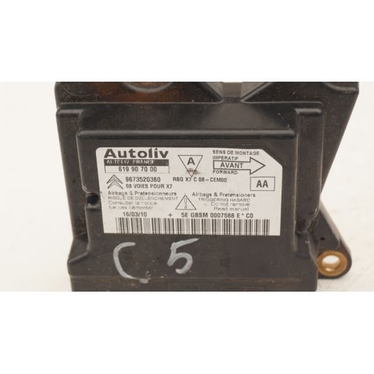 Sterownik airbag Citroen C3 C5 9673520380