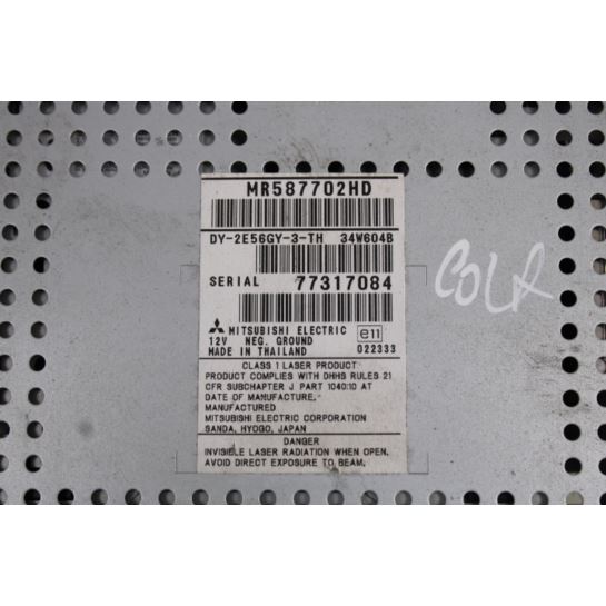 Radio CD MR587702HB Mitsubishi Colt