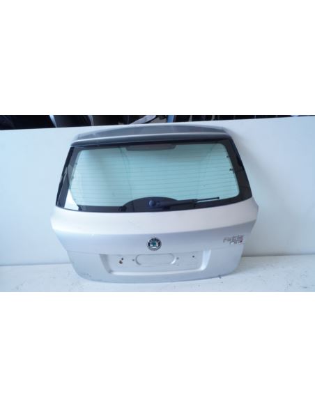 Klapa bagażnika Skoda FABIA II HB srebna
