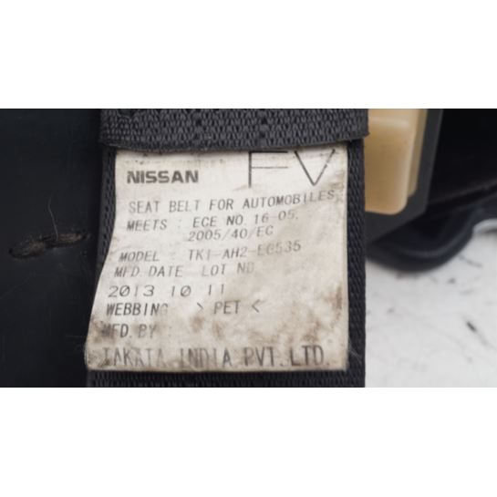 Pas bezpieczeństwa lewy przód Nissan MICRA K13