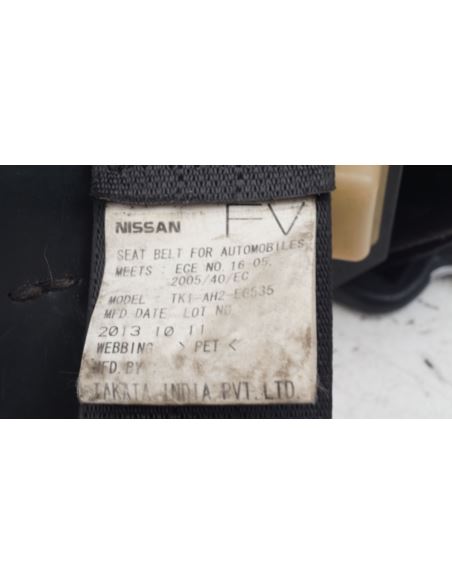 Pas bezpieczeństwa lewy przód Nissan MICRA K13