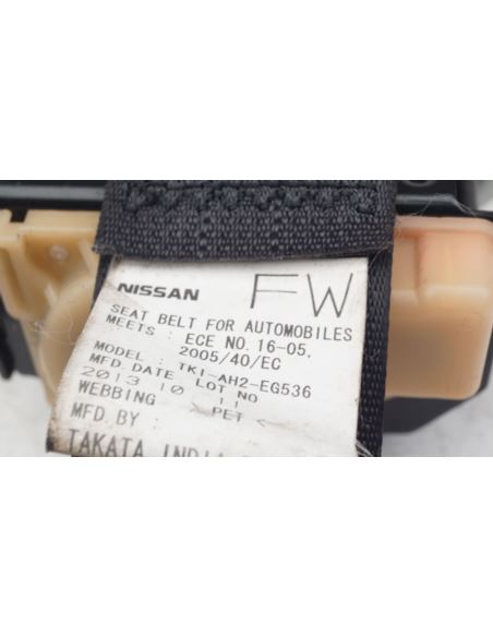 Pas bezpieczeństwa prawy przód Nissan MICRA K13