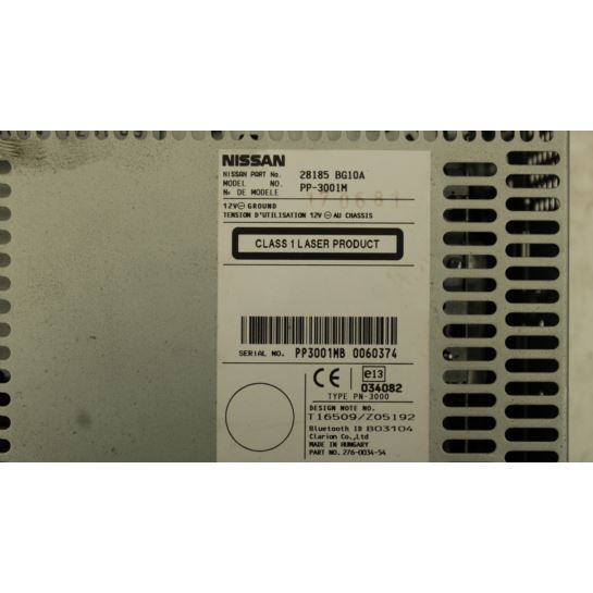 Radio CD Nissan MICRA X-TRAIL QASHQAI