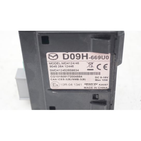 Moduł gniazdo USB Mazda CX-3 CX-5 D09H-669U0