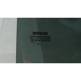 Szyba w drzwi prawy tył Nissan MICRA K14 ciemna 2