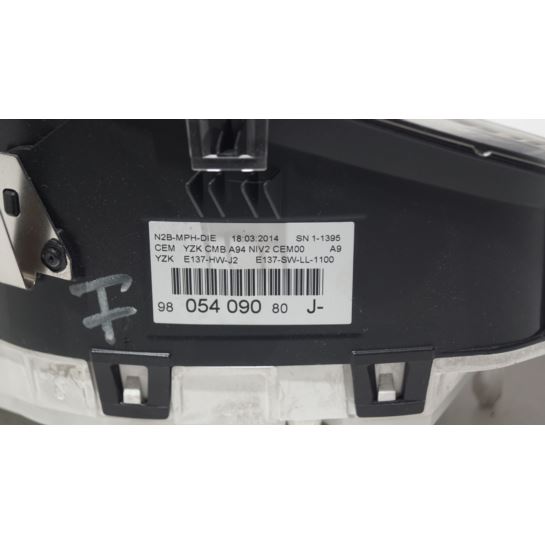 Licznik zegary Peugeot 2008 9805409080 UK